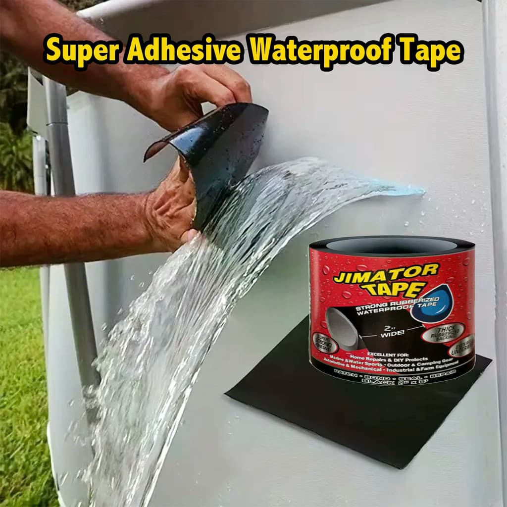 Fita Impermeável Super Forte : Parar Vazamentos , Reparar E Isolar Tubos De PVC Instantaneamente !