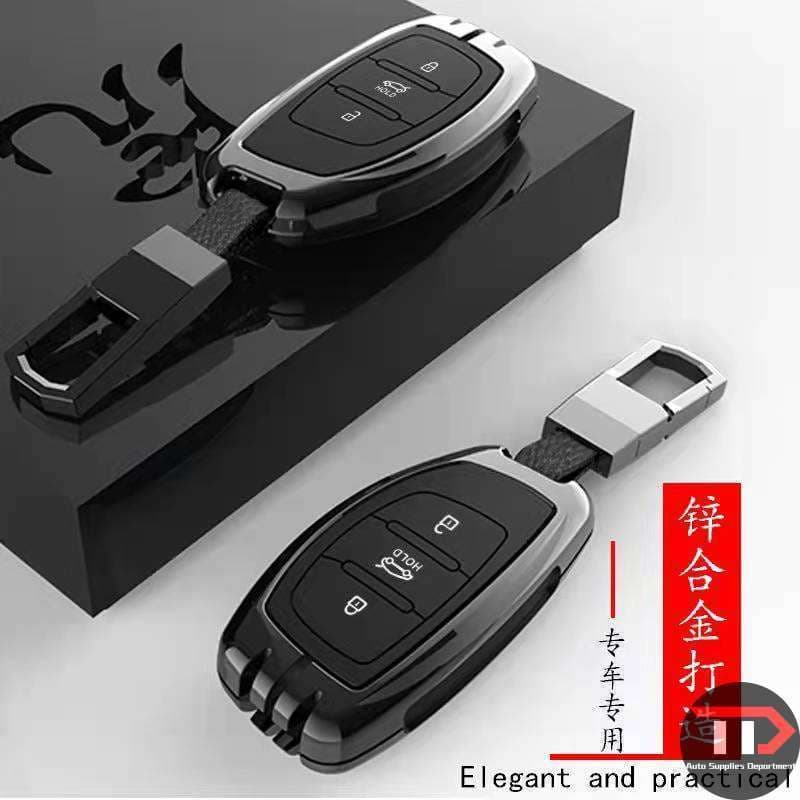 Capa para chave de carro em liga de zinco Hyundai adequada para padrões famosos/ix35/Drive/Long Dynamic/Tusheng/ix25/Ela