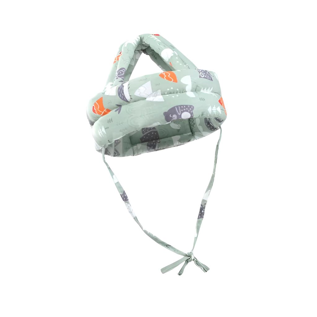 Capacete Protetor Infantil Segurança Ajustável Cor:verde