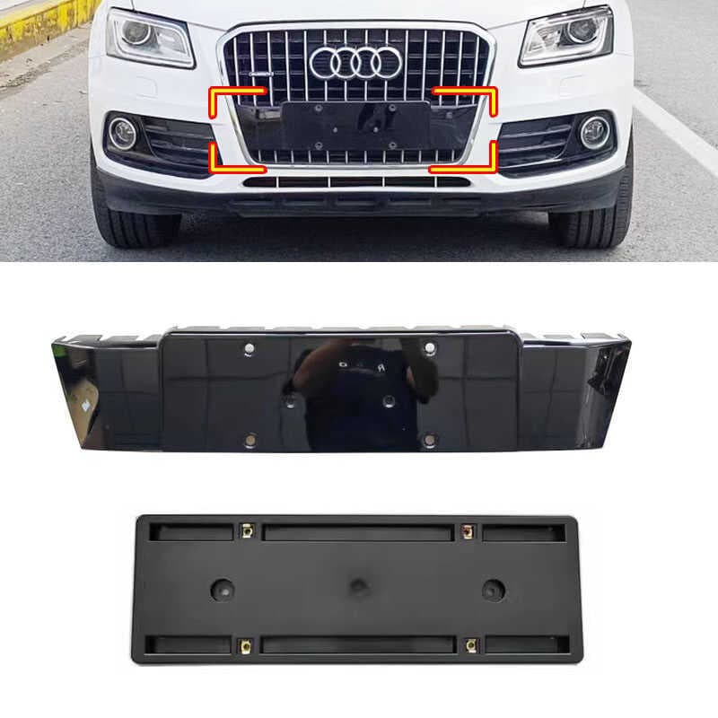 Adequado para 13 14 15 16 17 18 Audi Q5 placa de licença dianteira suporte da placa de licença quadro fixo quadro da pla