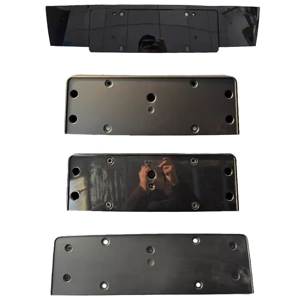 Adequado para 10-24 anos de idade novo estilo Audi Q7 frente placa de licença suporte da placa de licença quadro fixo Ba