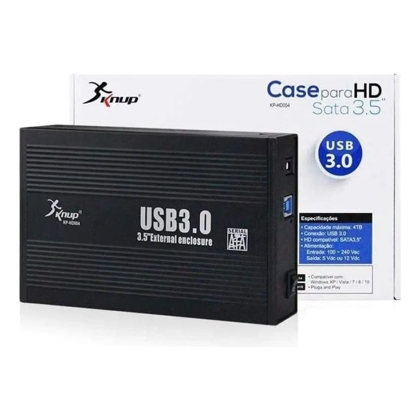 Knup  Kp-hd004 Case Sata 3.5 Para Hd Kp Usb 3.0
