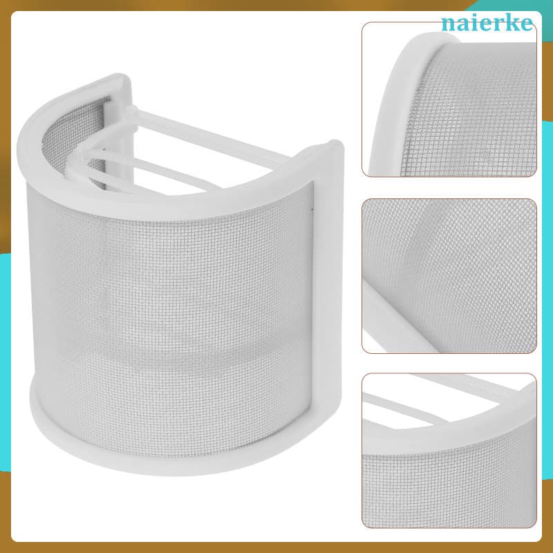 🎤 Pop Filter Para Microfone Branco Material Metal