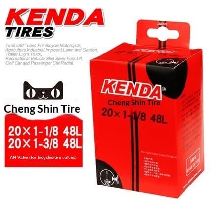 KENDA 67 cm 20 * 1 1-1/8 1-3/8 451 Tubo interno de bicicleta Tubo interno dobrável de fileira grande