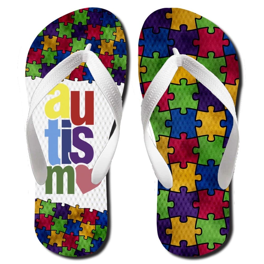 Chinelo Autismo - Estilo e Inclusão com Conforto Máximo Novo