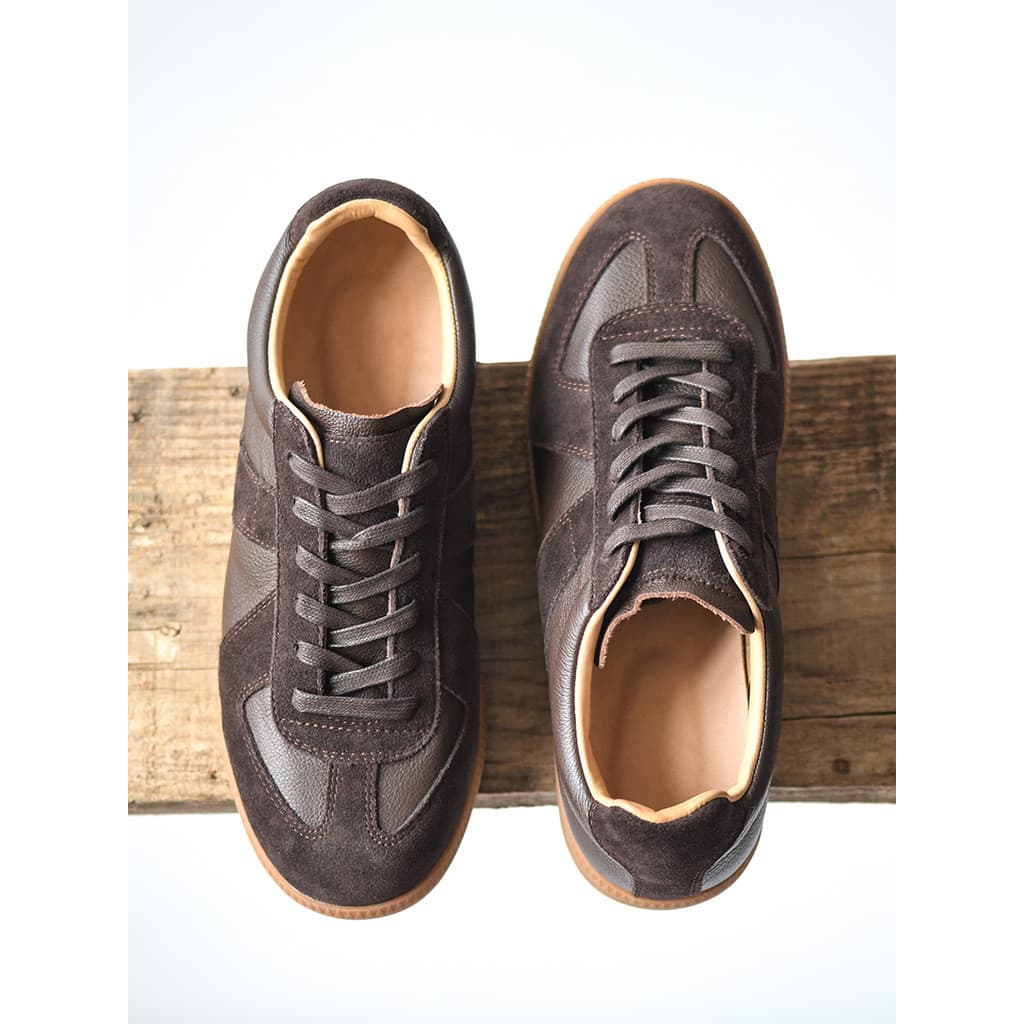 Primavera novo estilo Retro exército alemão GAT sapatos de treinamento alemão confortáveis sapatos masculinos de couro g