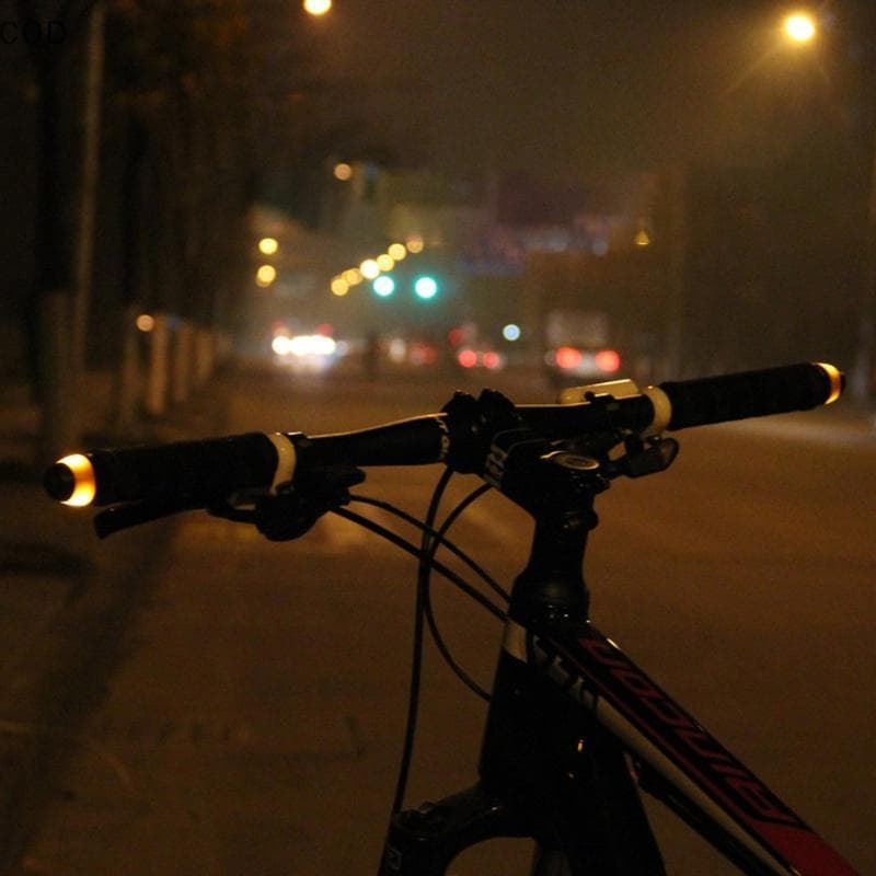 [YSB] Barra De Luz Para Guidão De Bicicleta De Advertência De Segurança Alimentada Por Bateria Lâmpada Ciclismo LED Plug