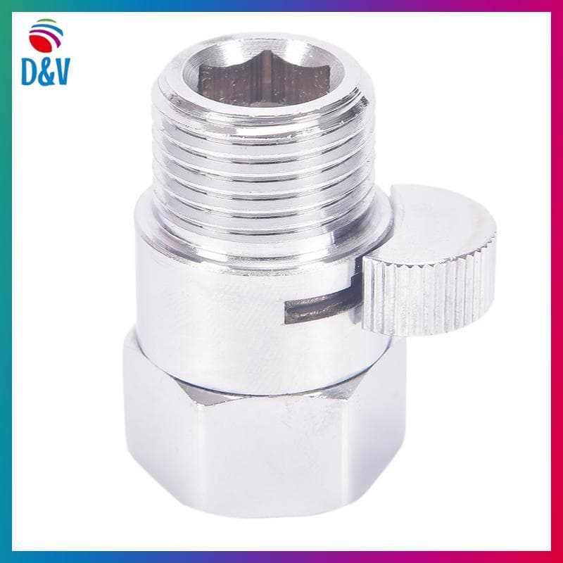 D & V Latão Completo G1/2 " Fluxo Qui Controle Válvula De Corte Cabeça De Chuveiro Mão Economizador De Água .