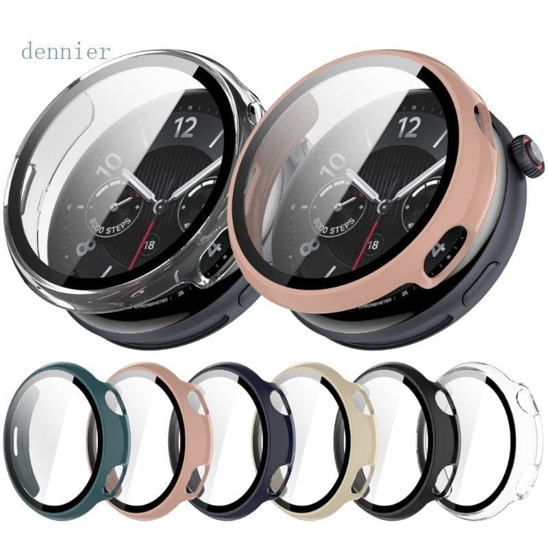 Den PC Case Para Watch 5 Smartwatch Bumper Cover Proteções Completas