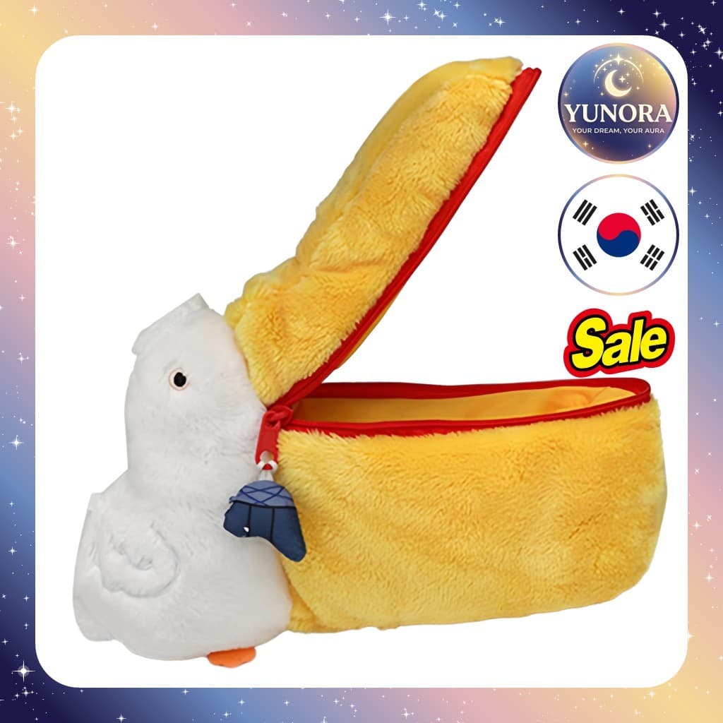 [artjoy] Estojo Pelican De Boca Grande , Cores Misturadas , 1 Unidade/Coreano/Design Divertido