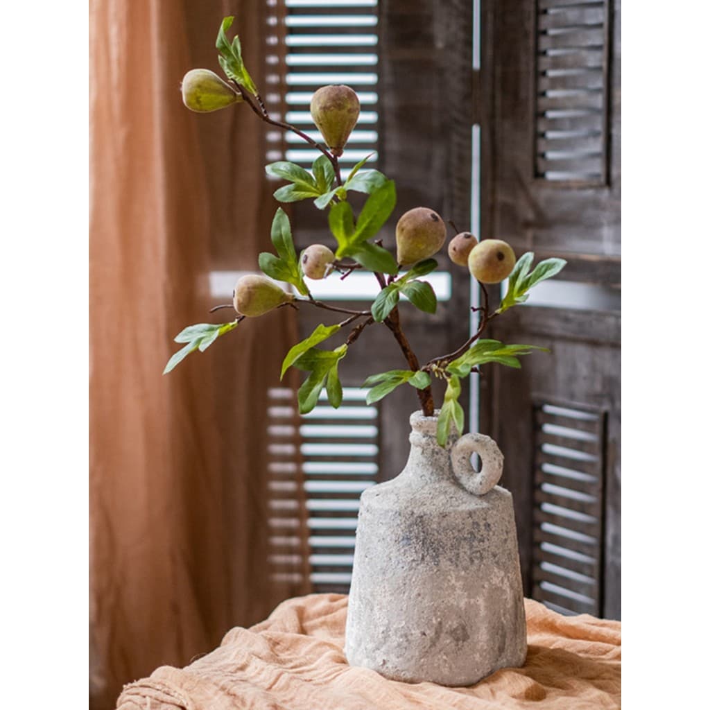 Flores artificiais Figs flores artificiais frutas ramos sala de estar decoração flores secas plantas biônicas plantas ve