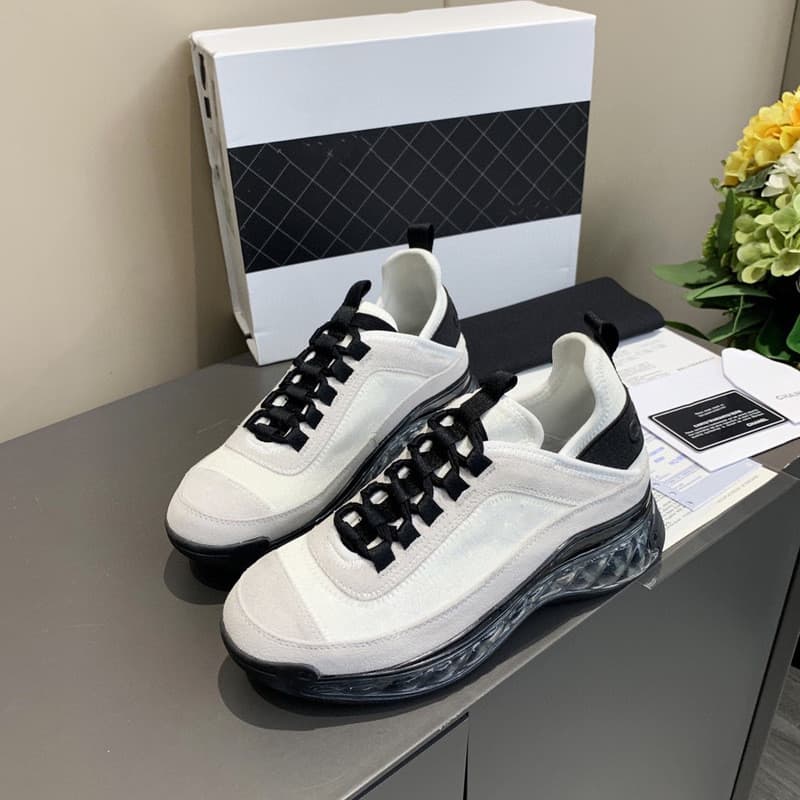 Estação Europeia Sapatos Masculinos Outono Casal Estilo Couro Genuíno Almofada de Ar Sola de Cristal Moderno Confortável