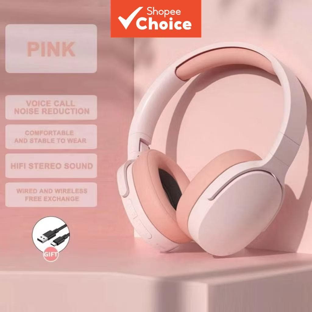 P2961 Over-Ear Bluetooth 5.4 Fones De Ouvido Sem Fio TWS ANC HiFi Estéreo À Prova D'água Para Jogos ENC Cancelamento De