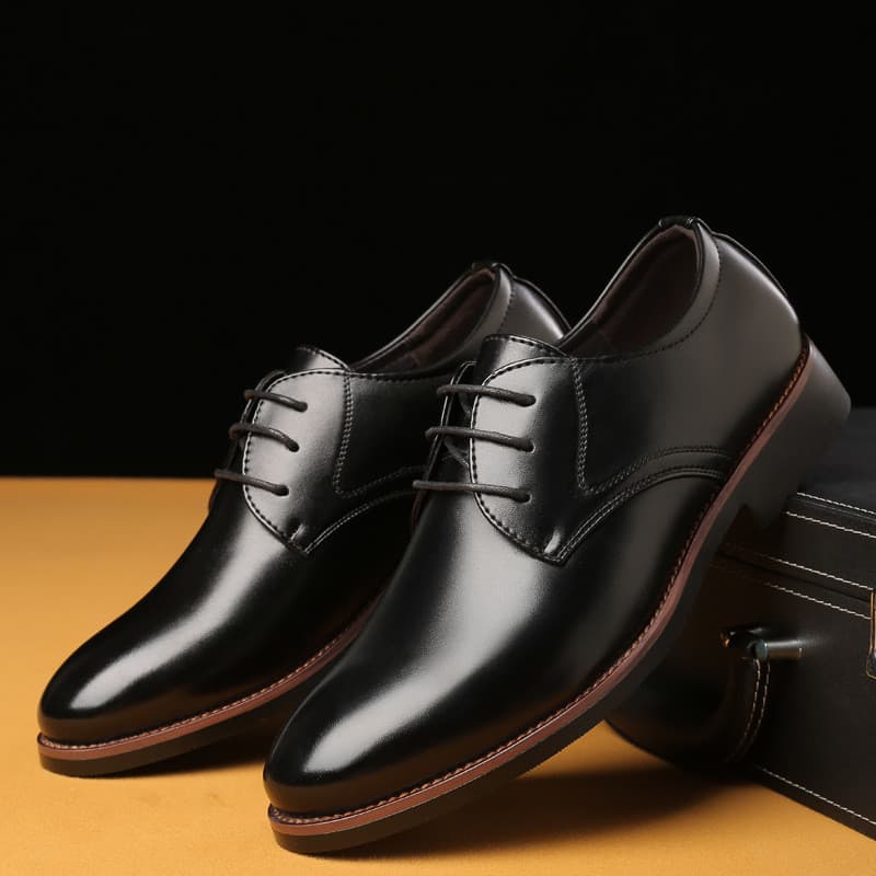 Sapatos De Couro Casuais Extra Grandes De Boa Qualidade
