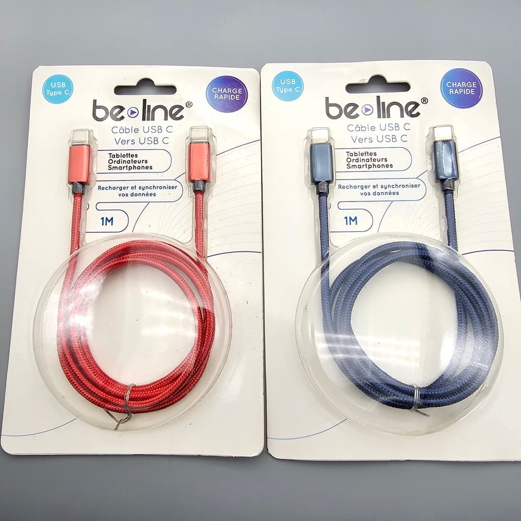 Marca de exportação c para cd2.0 60w cabo de carregamento rápido suporte 15 16 fios trançado macio vermelho azul