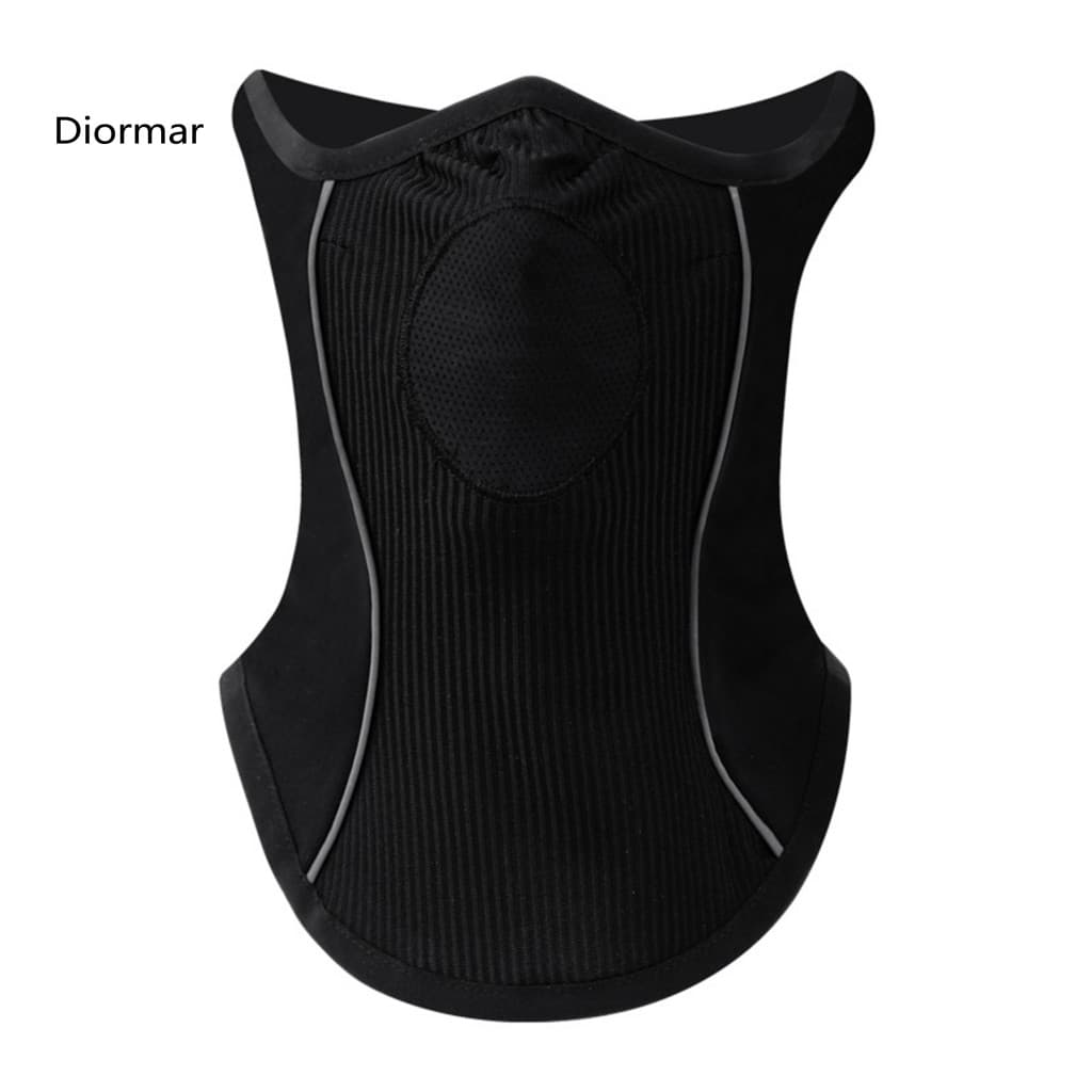 Mesh Design Neck Gaiter Breathable Autumn Winter Outdoor Warmer Fleece Lining Half Face Mask for Riding Sports Fashion