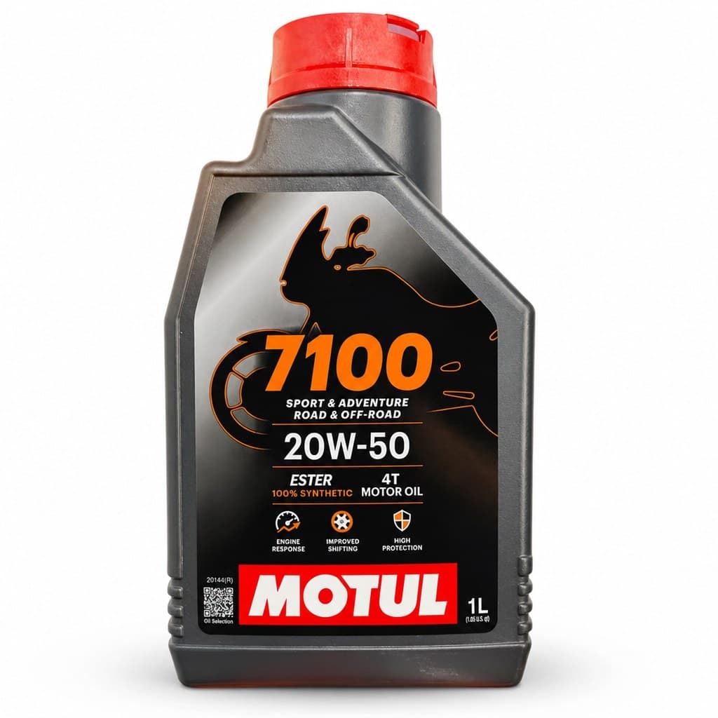 Óleo Motul 7100 20w50 1l Sintético Para Moto/quadriciclo