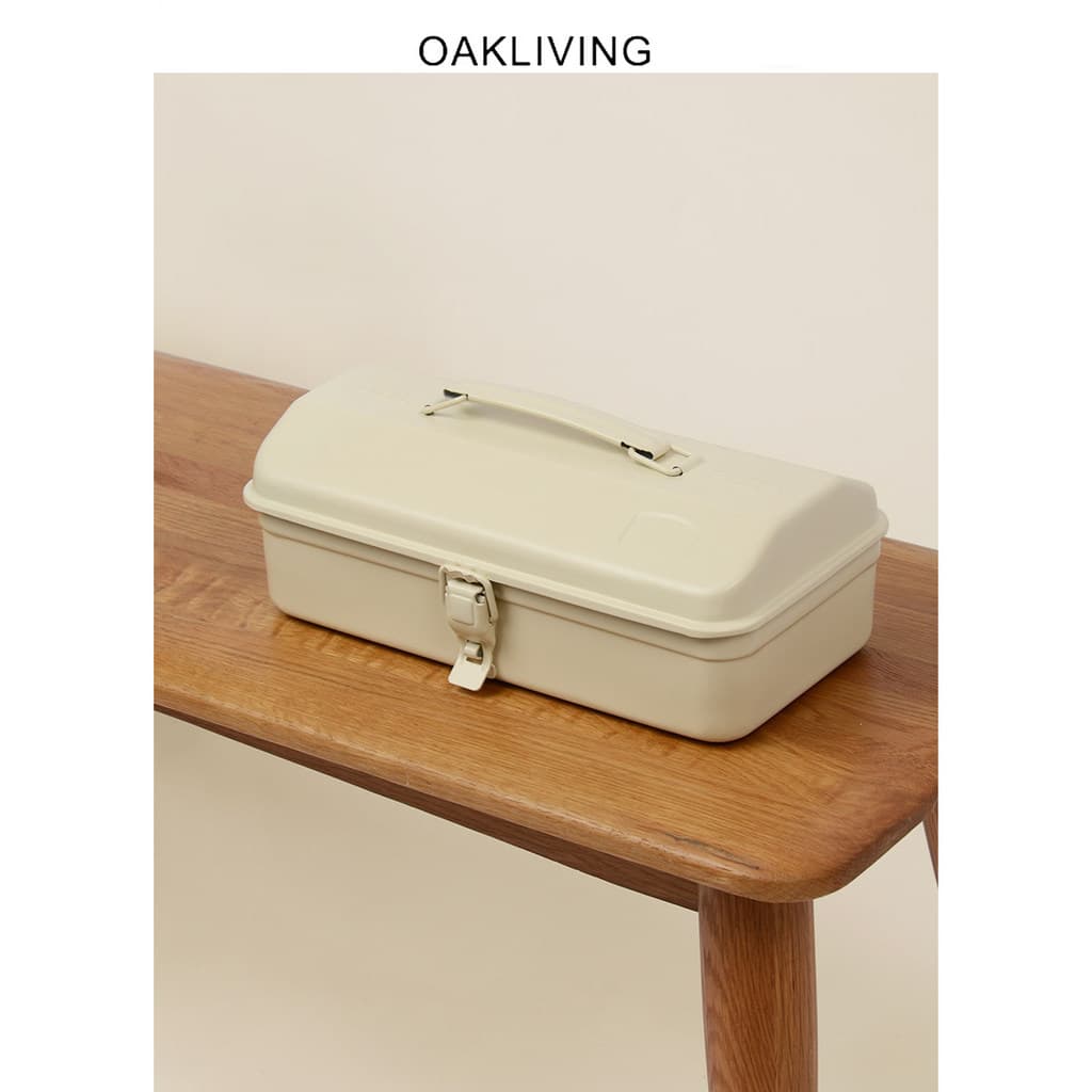 Oakliving Retro caixa de armazenamento de ferragem caixa de ferramentas domésticas caixa de ferro parafuso acessórios or
