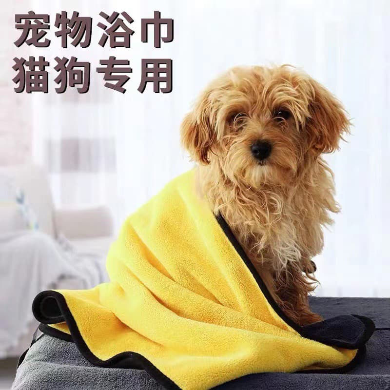 Toalha de banho para animais de estimação, especial, Super rápida, absorvente, toalha de banho, roupão engrossado, gato,