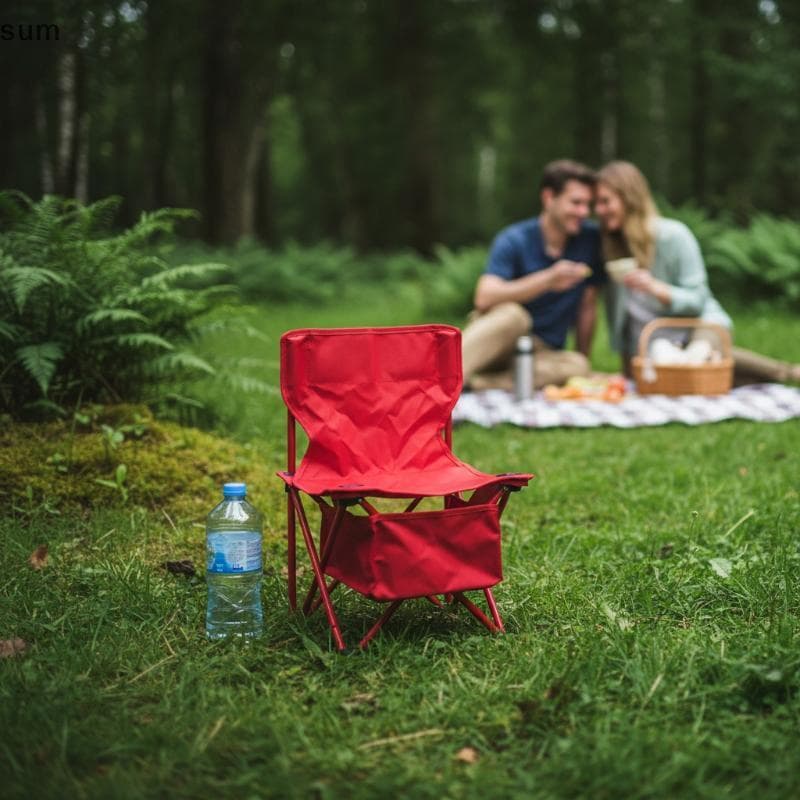 [sum] Armazenamento De Cadeira Dobrável De Acampamento Bolsa Barest Ergonômico Para Caminhadas E Viagens Design Leve Por