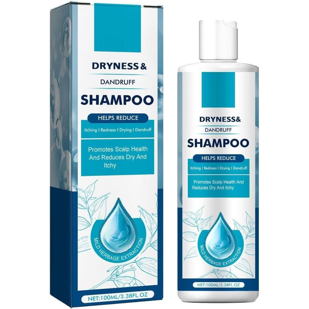 Shampoo para Psoríase, Shampoo para Dermatite Seborreica, Shampoo de Essência Herbal, Shampoo Anticaspa com Alcatrão de