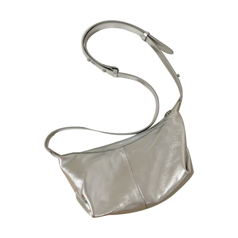 Novo Delicado Saco De Bolinho De Pele De Carneiro Feminino Crossbody Nicho Couro Um Ombro Axilas Premium Macio Bolsa Fem