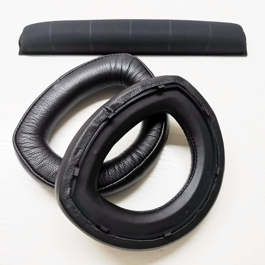 Adequado para Sennheiser HD700 Protetores de orelha de couro genuíno Capa protetora para fone de ouvido Almofada de ouvi