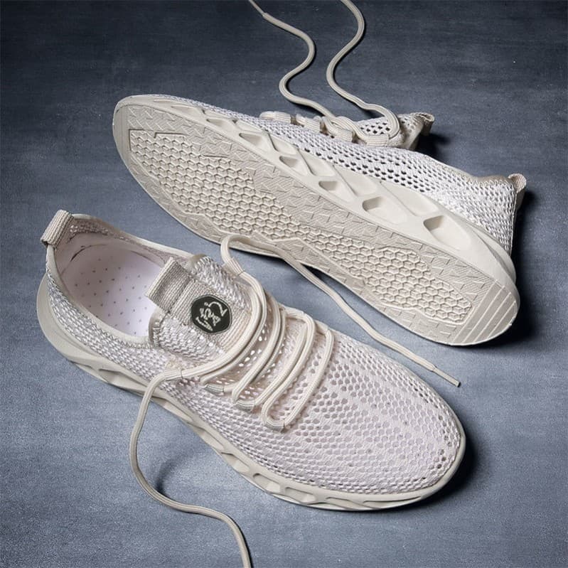 Primavera verão novo estilo malha respirável sapatos masculinos versão coreana moda All-Match esportes sapatos casuais s