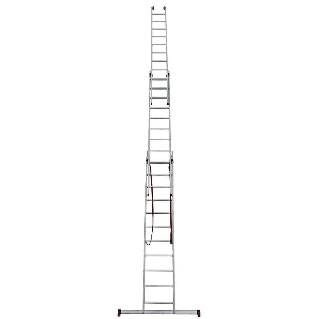 Escada Tripla Extensiva Worker 11X3 3 27m 120kg Alumínio