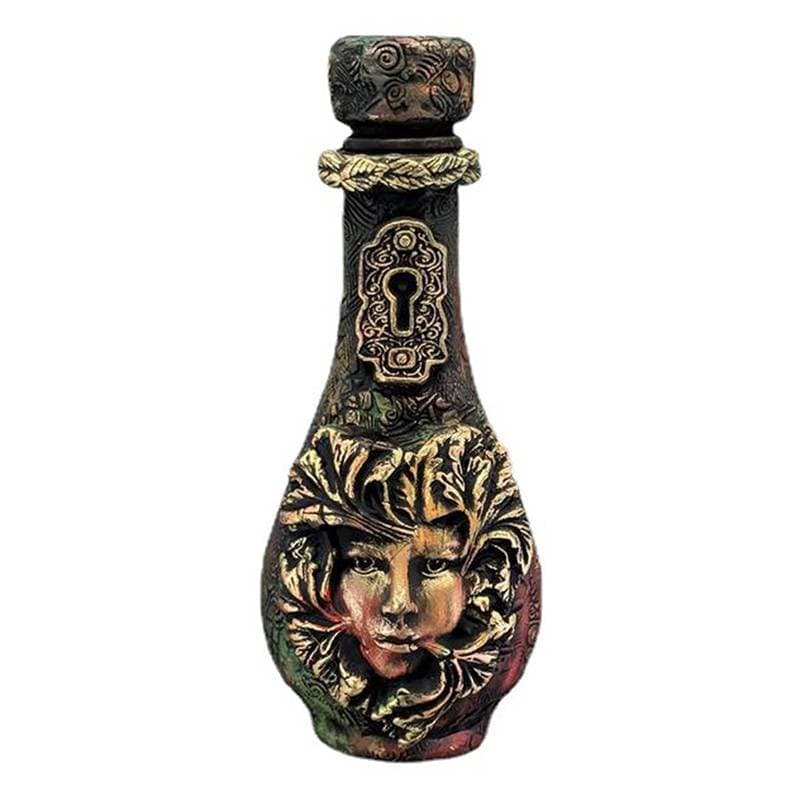 [Fel] Nova Garrafa De Bruxa Celestial Decorativa Poção Da Lua Jar Gótico Decorativo Escultura De Bruxaria Decoração De C