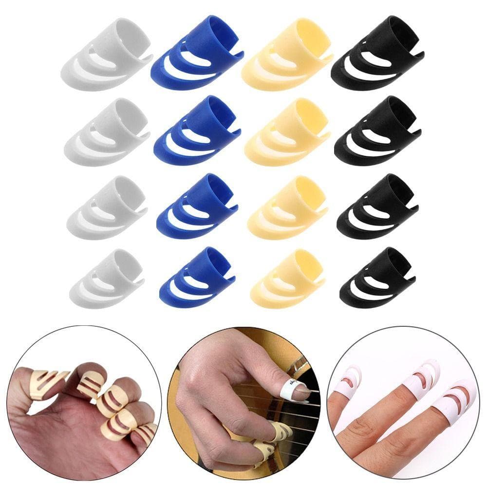 4 Pçs/set Peças De Guitarra Elétrica M/L/XL ALaska Pik Para Acústica Capas De Dedo