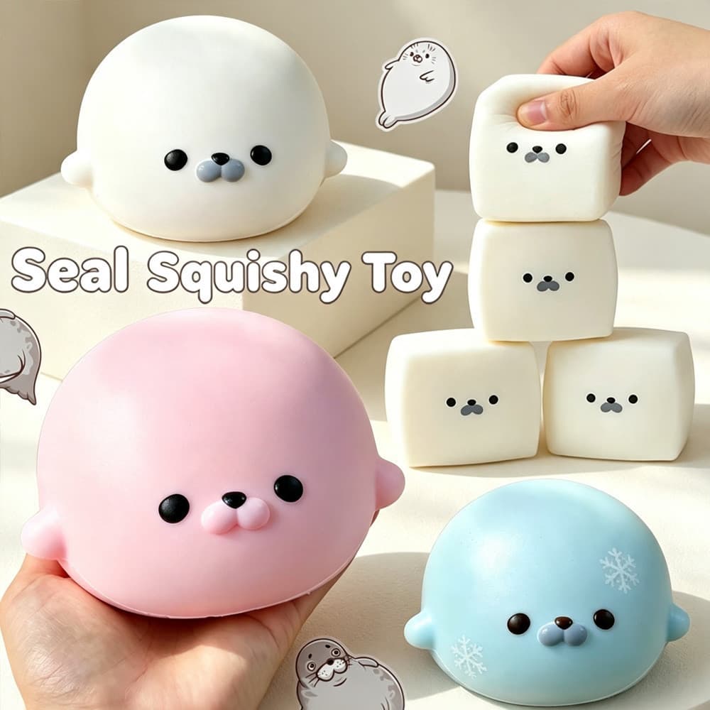 Kawaii Selo Mole Squeeze Brinquedo Bonito Animal Figura Relaxante Jogar Ornamento Para Coleção