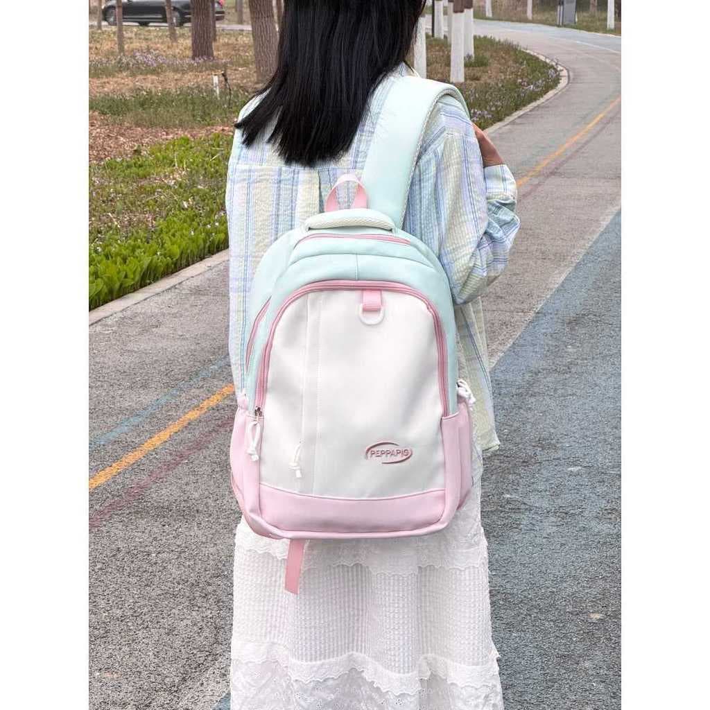 Japonês mochila feminina júnior escola secundária bordado mochila estudante do ensino médio menina mochila de grande cap