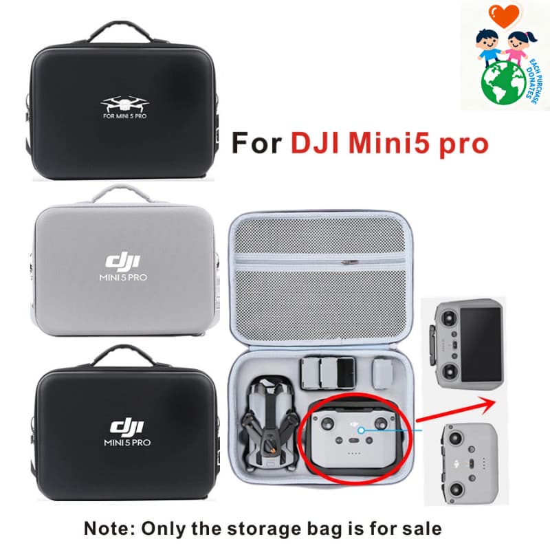 (Em Estoque) Estojo De Armazenamento Para DJI Mini 5 Pro Changfei Conjunto Tudo Um Caixa PU RC2/RC-N3 Acessórios De Cont