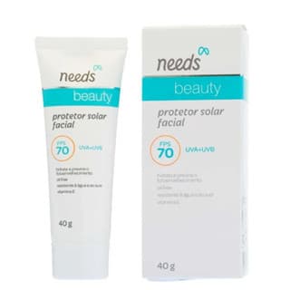 Protetor Solar Facial Needs Beauty Oil-Free Fps70 - 40g