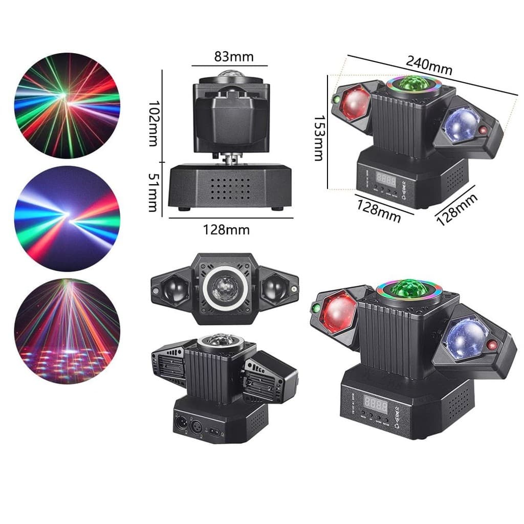Moving Head Linha Completa Canhão de Luz 127v  – Iluminação Mini ao Profissional P/ Festas - Bingo