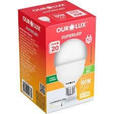 Lâmpada Superled Alta Potência 20W Bivolt 6500K - Ourolux