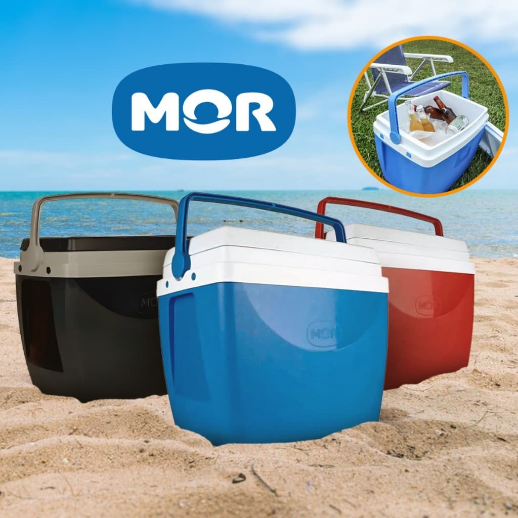 Caixa Térmica Cooler Mor Pesca Praia Camping Com Trava