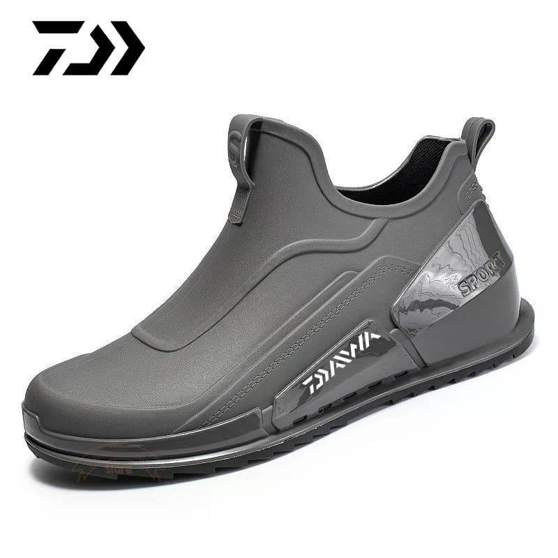 Daiwa Sapatos De Pesca Masculinos Resistentes Ao Desgaste Praia Ar Livre Borracha Impermeável Botas De Chuva Vadear Espo