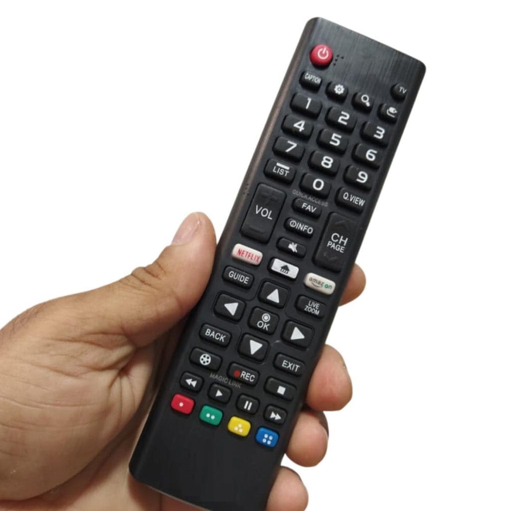 Controle Remoto Compatível com LG Smart TV TODOS os Modelos LCD, LED, Plasma Com Teclas Netflix, Prime - Asabra