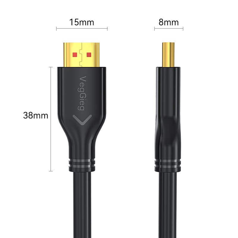 Cabo HDMI 2.0 HD 4K Computador Notebook PS5 Conexão Display Projetor Cabo de vídeo HDMI