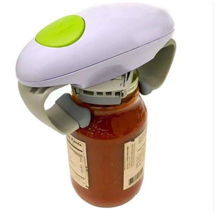 Ferramentas de cozinha de venda quente multifuncional elétrico duplo-orelha abridor de lata fornecimento automático abri