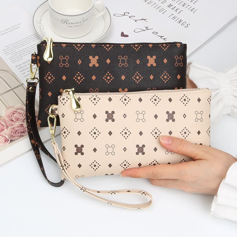 Nova moda saco de embreagem senhoras carteira longa carteira feminina bolsa de moedas saco do telefone móvel grande capa