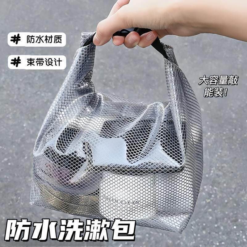 Roupas secas e molhadas separação grande capacidade cordão bolso masculino feminino viagem ao ar livre saco de higiene p