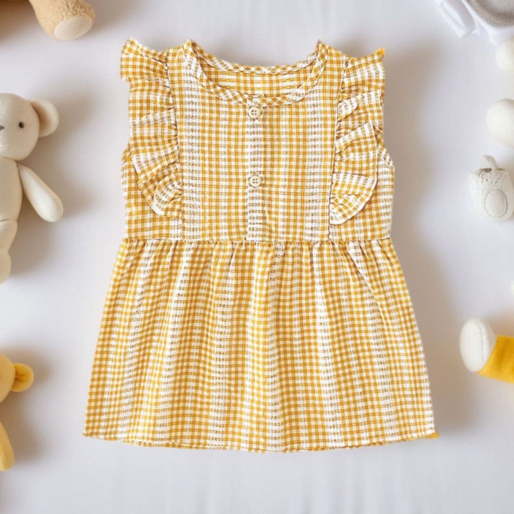Roupas de bebê puro algodão ins colete crianças saia princesa meninas bonito Jacquard meninas vestido verão