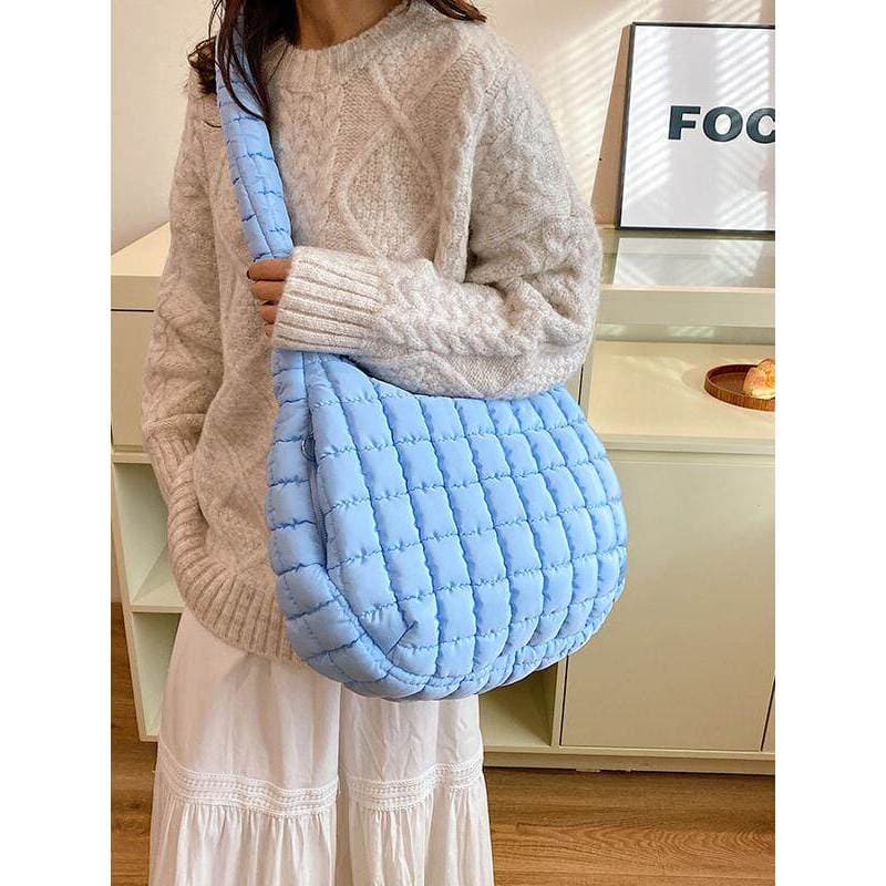 Bolsa bolsa feminina Primavera verão novo estilo feminino 2026 para baixo algodão saco do mensageiro grande capacidade n