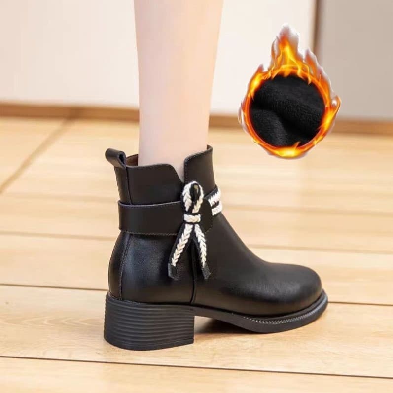 Saia combinando de ótima aparência sapatos de inverno novo estilo botas de borla suave mais magro olhar estilo coreano b
