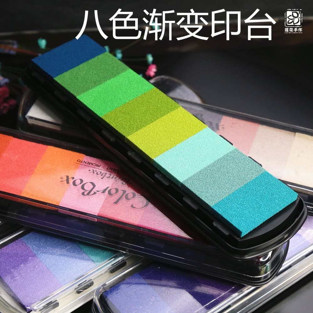 Genuíno americano Clearsnap ColorBox estendido Lincoln gradiente almofada de carimbo de borracha/almofada de carimbo de