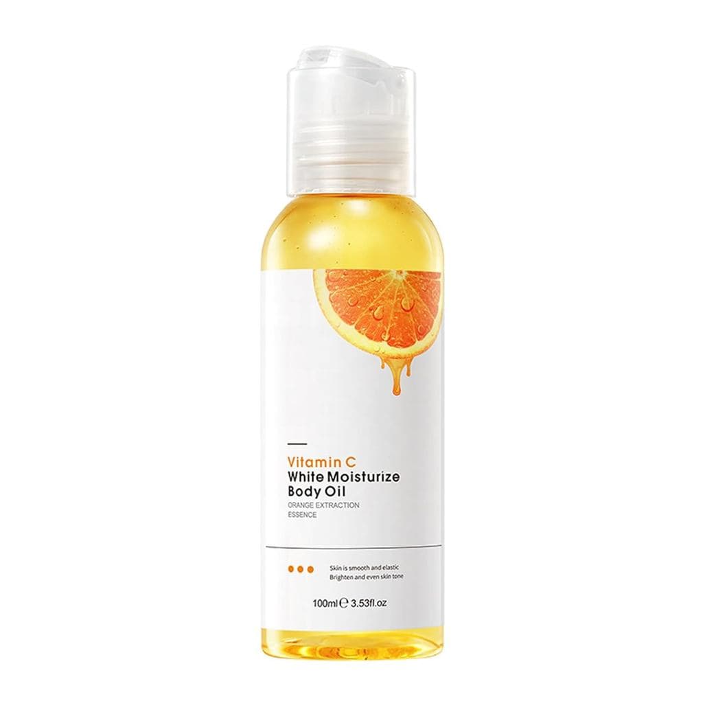 Óleo Corporal de Vitamina C – Extrato de Fruta Citrus Junos – Uniformiza o Tom da Pele, Repõe a Hidratação e Aumenta o B