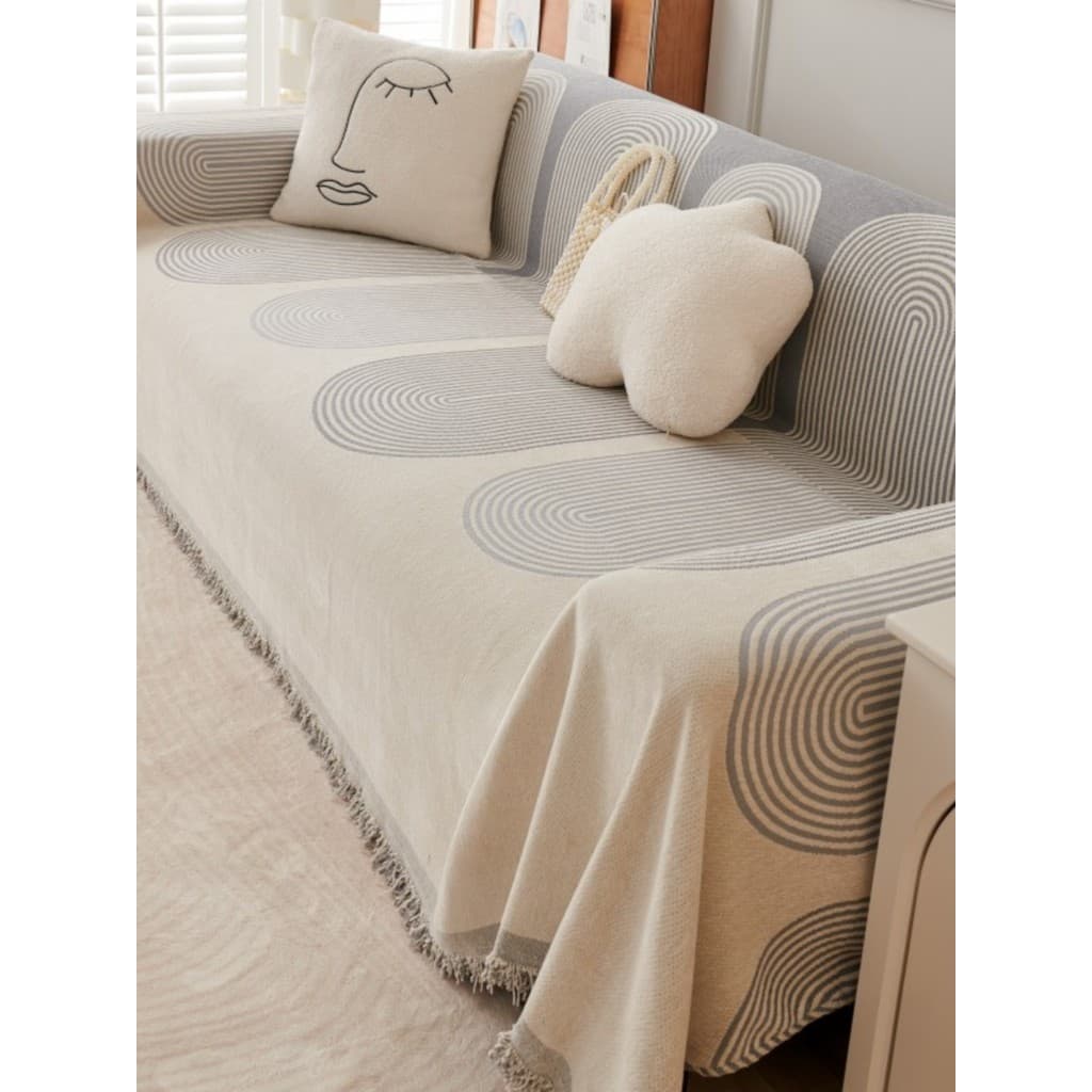 Moda nórdica luz luxo All-Match Chenille sofá toalha de mesa capa pano Anti-poeira pano almoço Break capa cobertor acamp